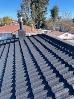 A rooftop after a cleaning service.