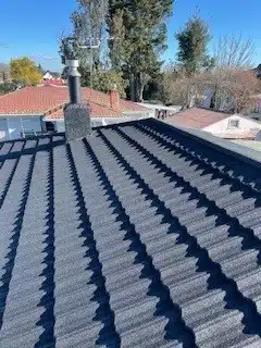 A rooftop after a cleaning service.